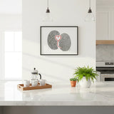 Two Souls, One Heart. Framed Poster