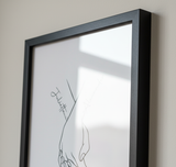 Holding Hands - Framed Poster