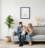 Holding Hands - Framed Poster