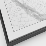 Celestial moment - canvas on black floating frame