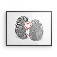 Two Souls, One Heart. Framed Poster