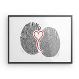 Two Souls, One Heart. Framed Poster